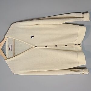 Vintage Steeplechase‎ Cardigan Sweater Mens Medium 80s Equestrian Blokecore